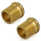 ABB-34-ADP-X2-UB-ALT00 - 3/4 inch Radiator Coupler Adapter - Unlacquered Brass (Pair) ABB-34-ADP-X2-UB-ALT00 - 3/4 inch Radiator Coupler Adapter - Unlacquered Brass (Pair)
